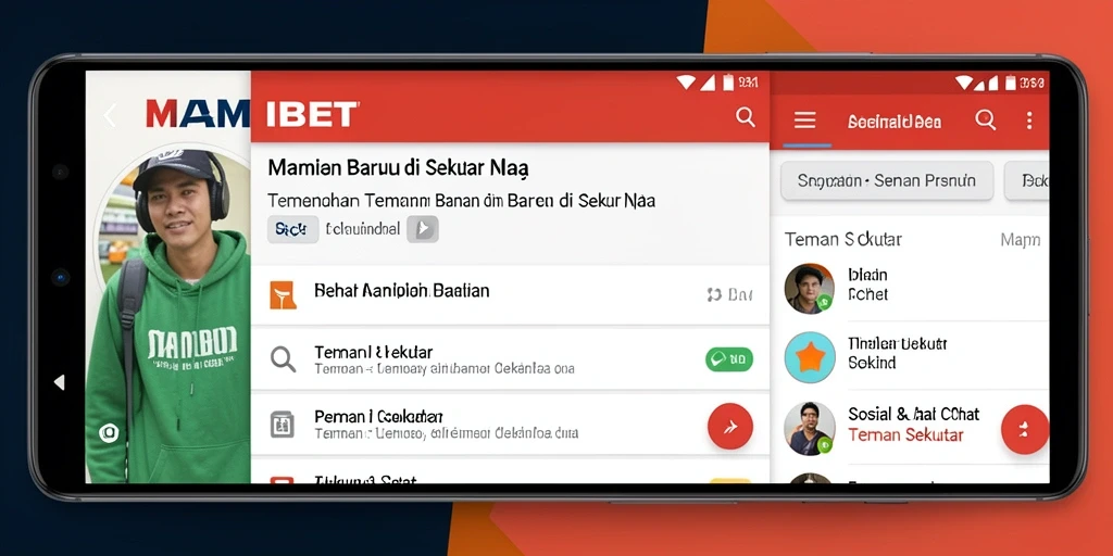 Tampilan antarmuka MAMIBET yang modern dan menarik.