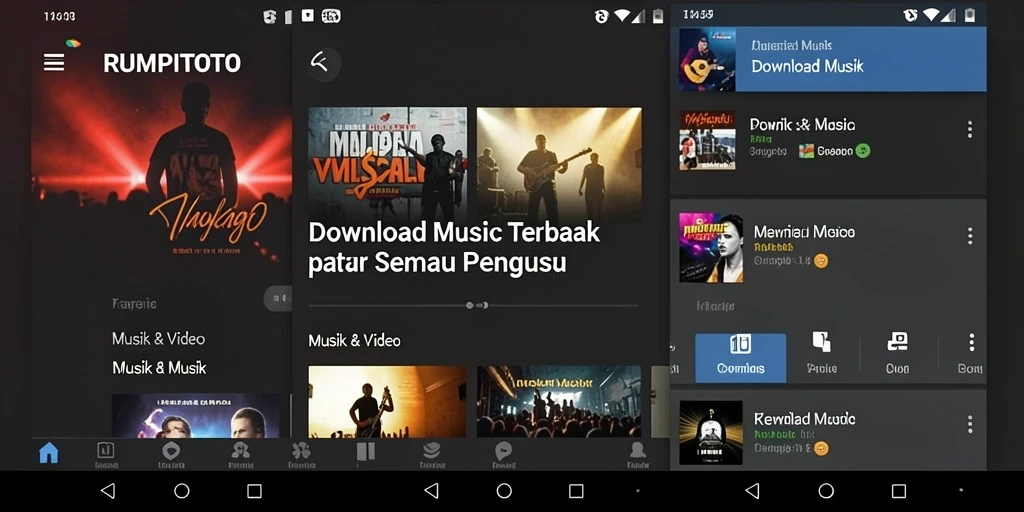 Tampilan antarmuka RUMPITOTO yang user-friendly dan fungsional.