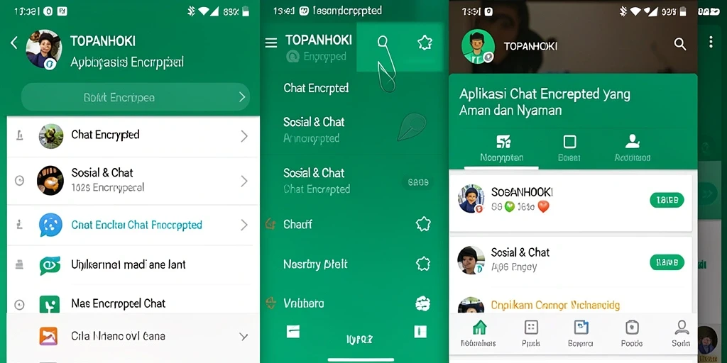 Tampilan antarmuka pengguna TOPANHOKI yang intuitif dan modern.