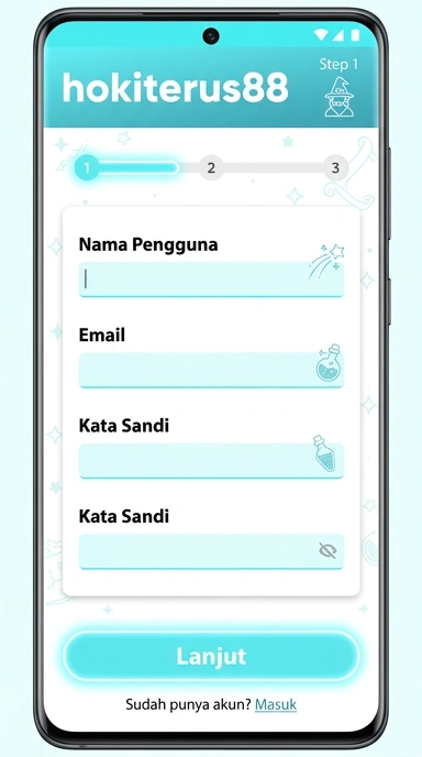 Cara Mudah Daftar Akun Baru hokiterus88 untuk Pengguna Android
