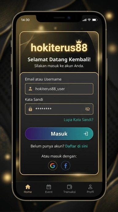 Masuk Akun Anda di hokiterus88 dengan Mudah